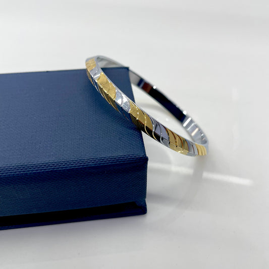 Silver Kada Dual Tone 2.4