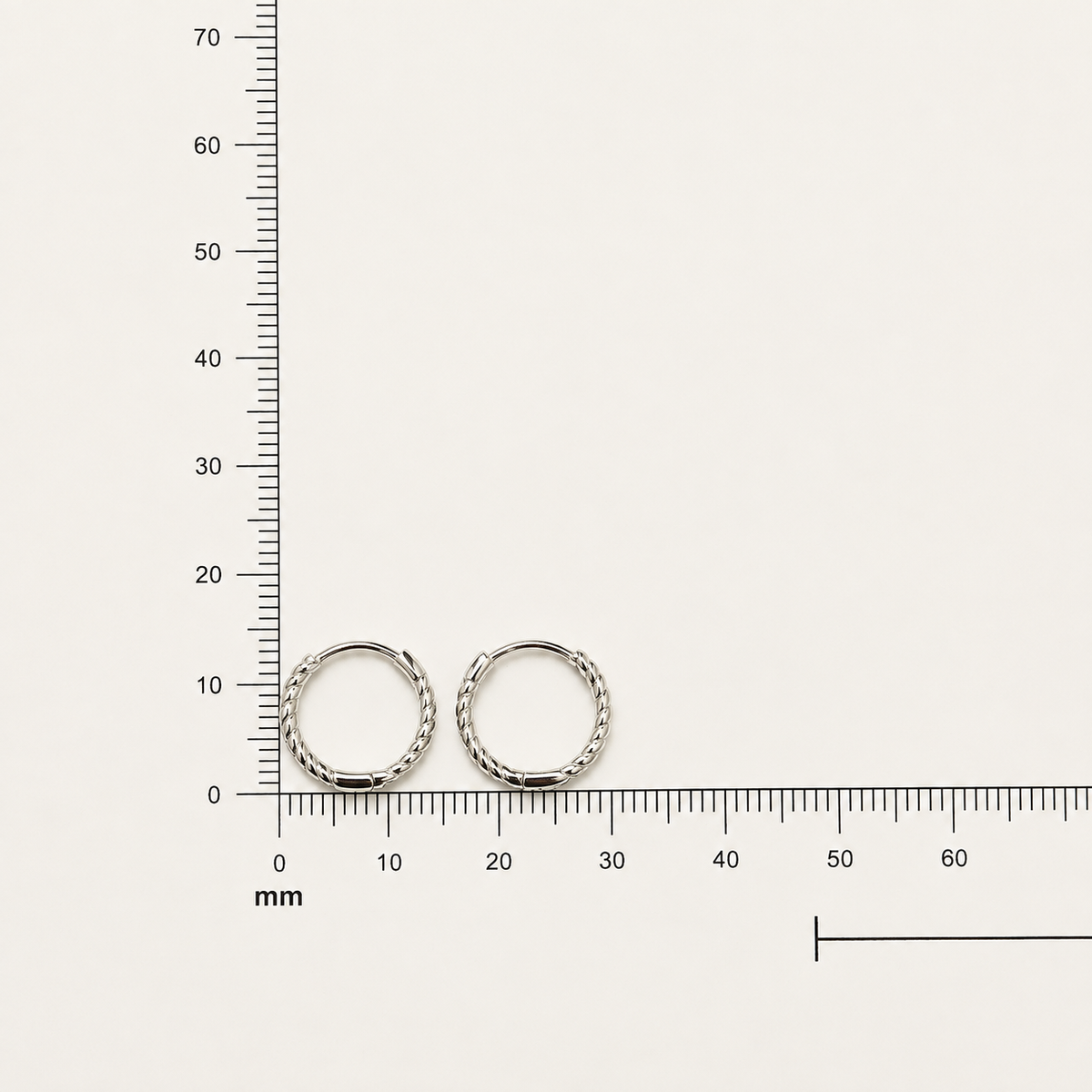 925 Silver Rope Style Hoop Bali