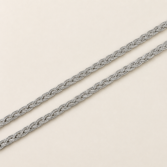 Silver Stylish Chotla Anklet for Women