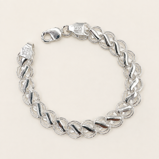Silver Lotus Bracelet - Timeless Style