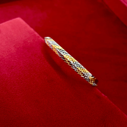 Silver Kada Dual Tone 2.4