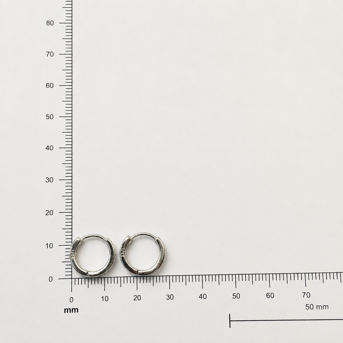 925 Silver Greek Key Bali Earrings