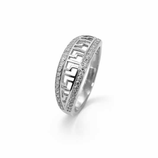92.5 Pure Silver Versace Ring