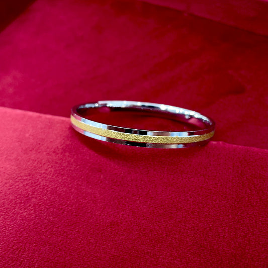 Silver Kada Dual Tone 2.6