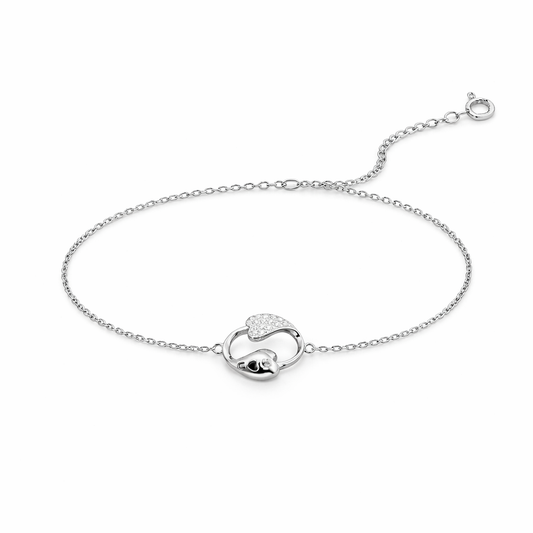 Pure 92.5 Silver Girlish Bracelet