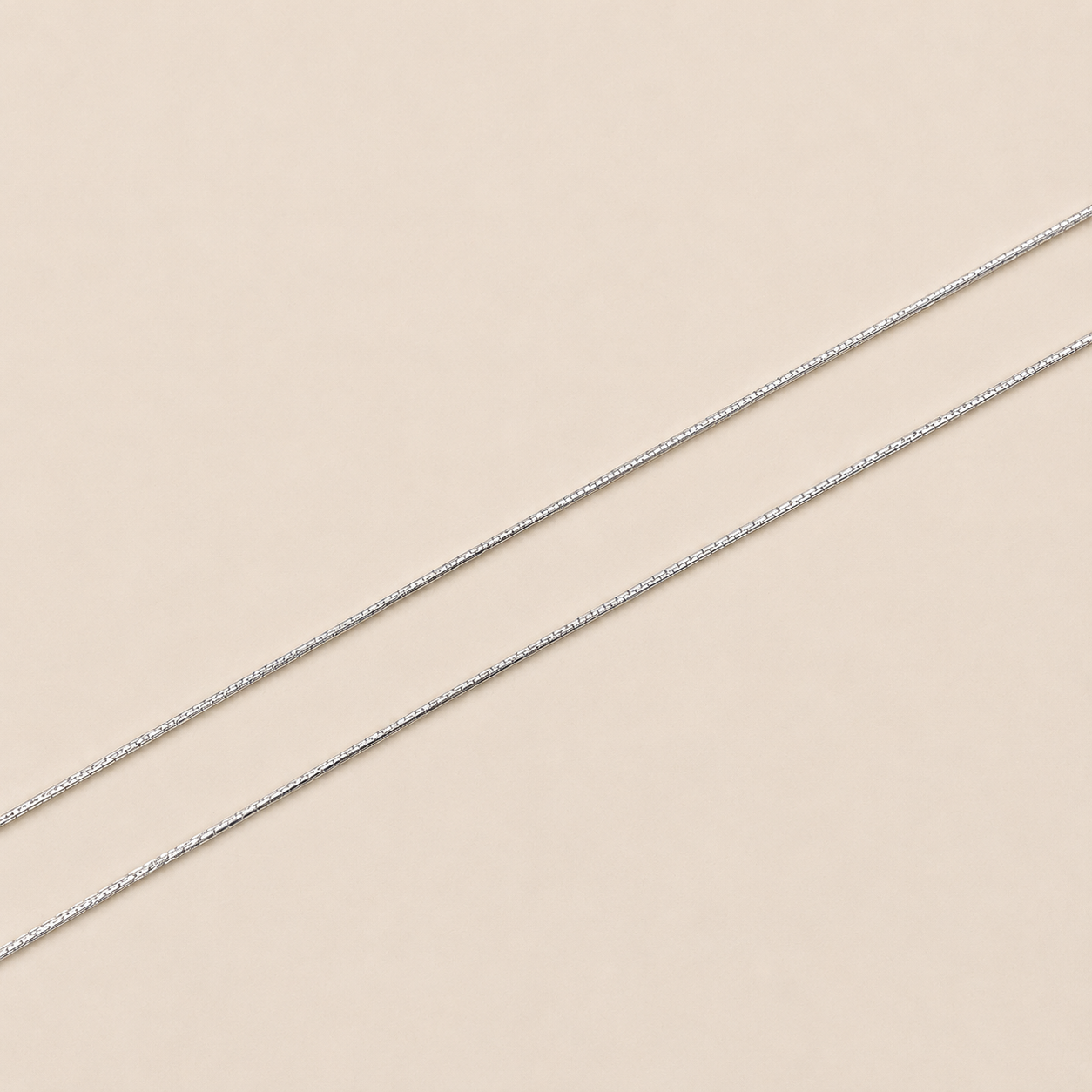 Silver Snake Chain Anklet - Minimal Style