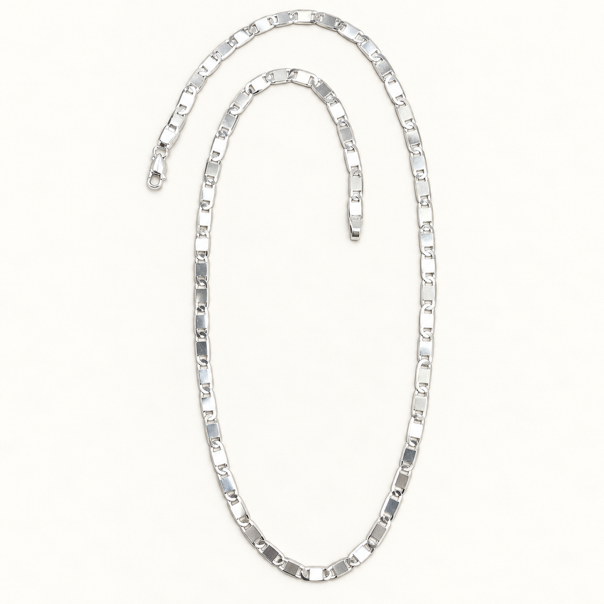 925 Silver Flat Nawabi Chain