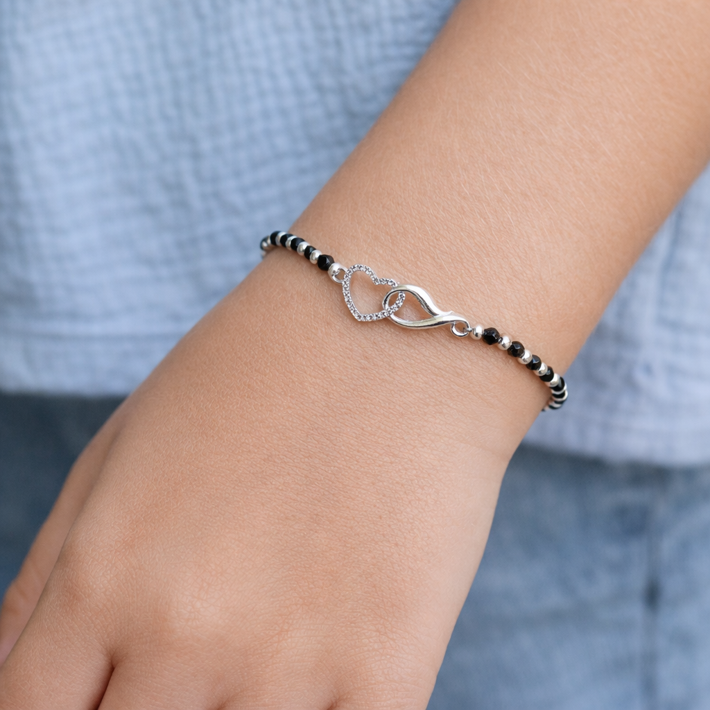Black Beads Ladies Bracelets