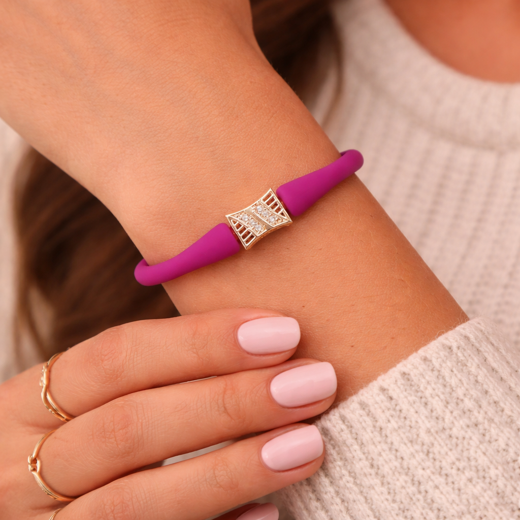 Rose Gold Silver Ladies Bracelets