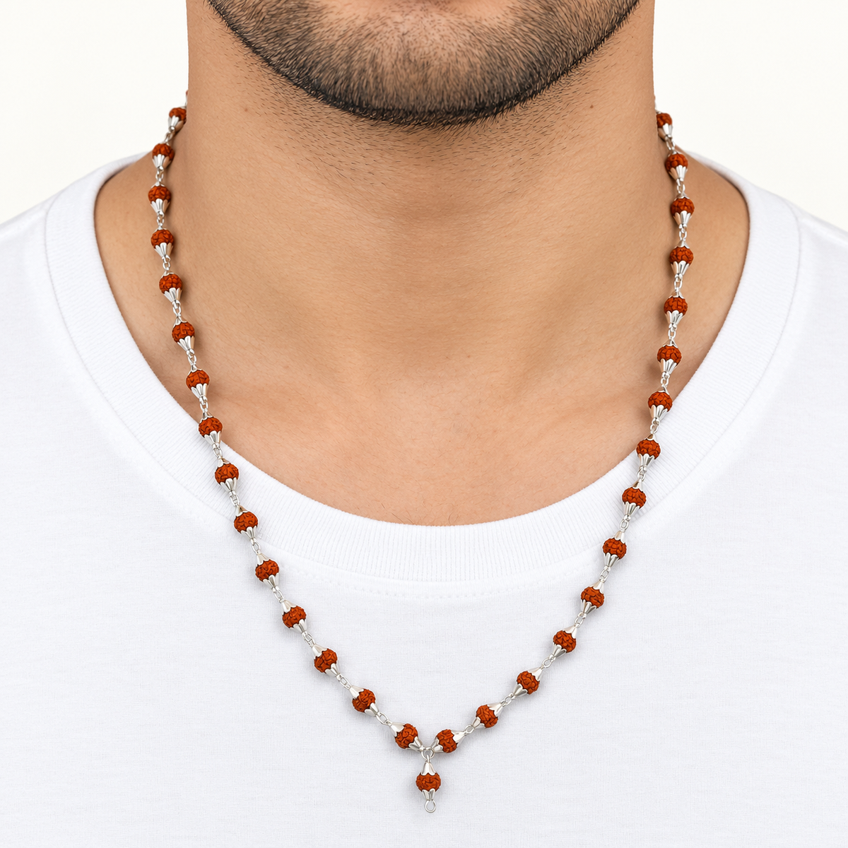 Silver Handmade Rudraksh Mala