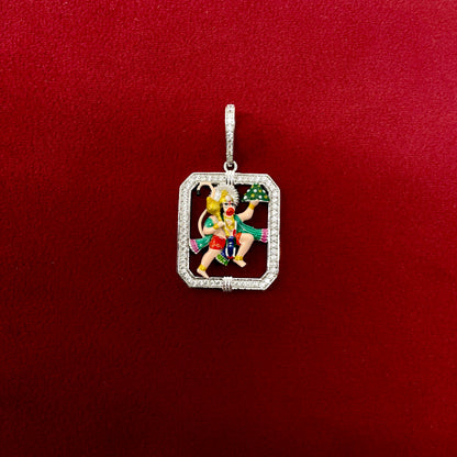 Hanuman ji meena pendent