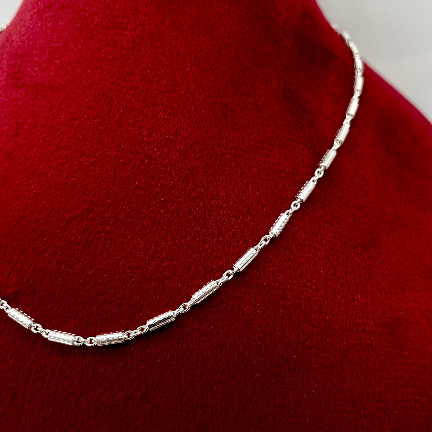 Silver Kids Fancy Pipe Chain