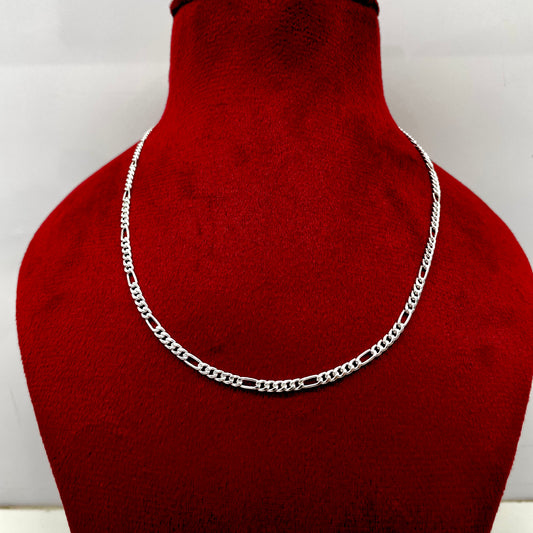 Silver Kids Figaro Chain