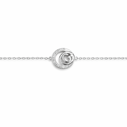 Pure 92.5 Silver Logo Bracelet