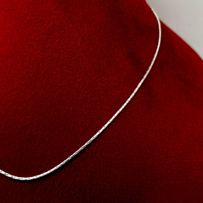 Silver Kids Long Box Chain