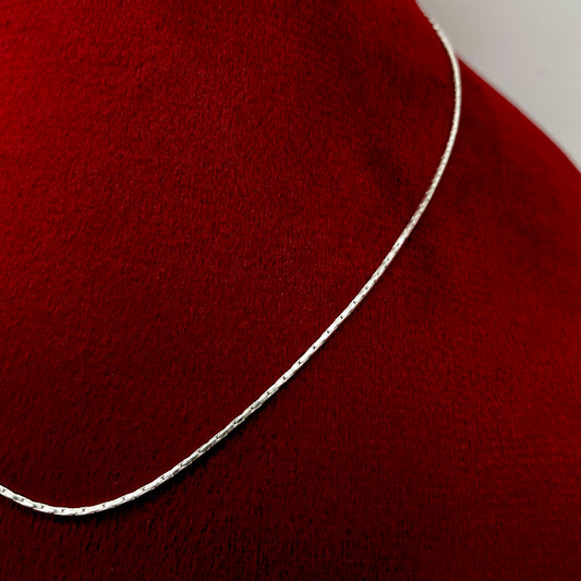 Silver Kids Long Box Chain