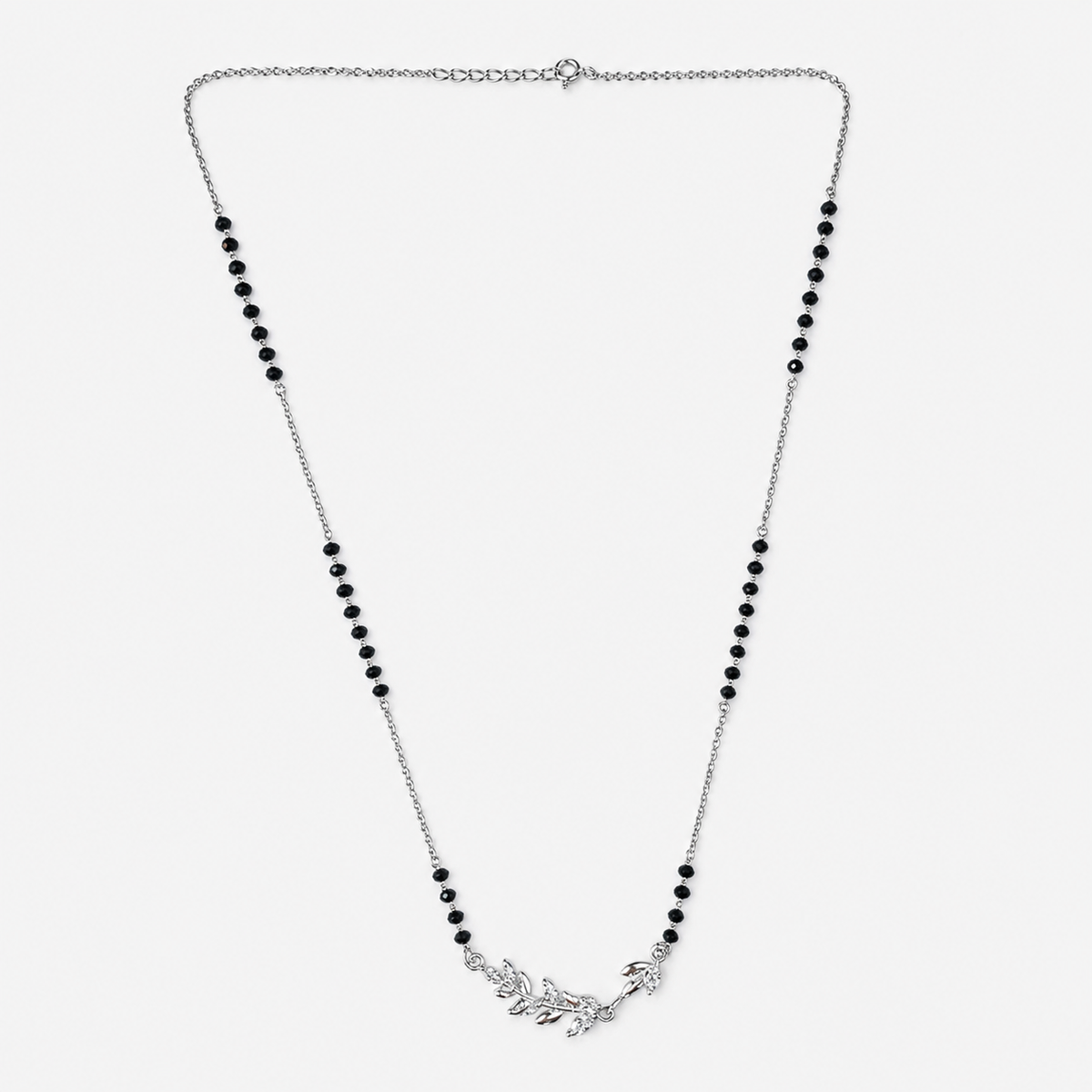 925 Silver Leaf Style Mangalsutra