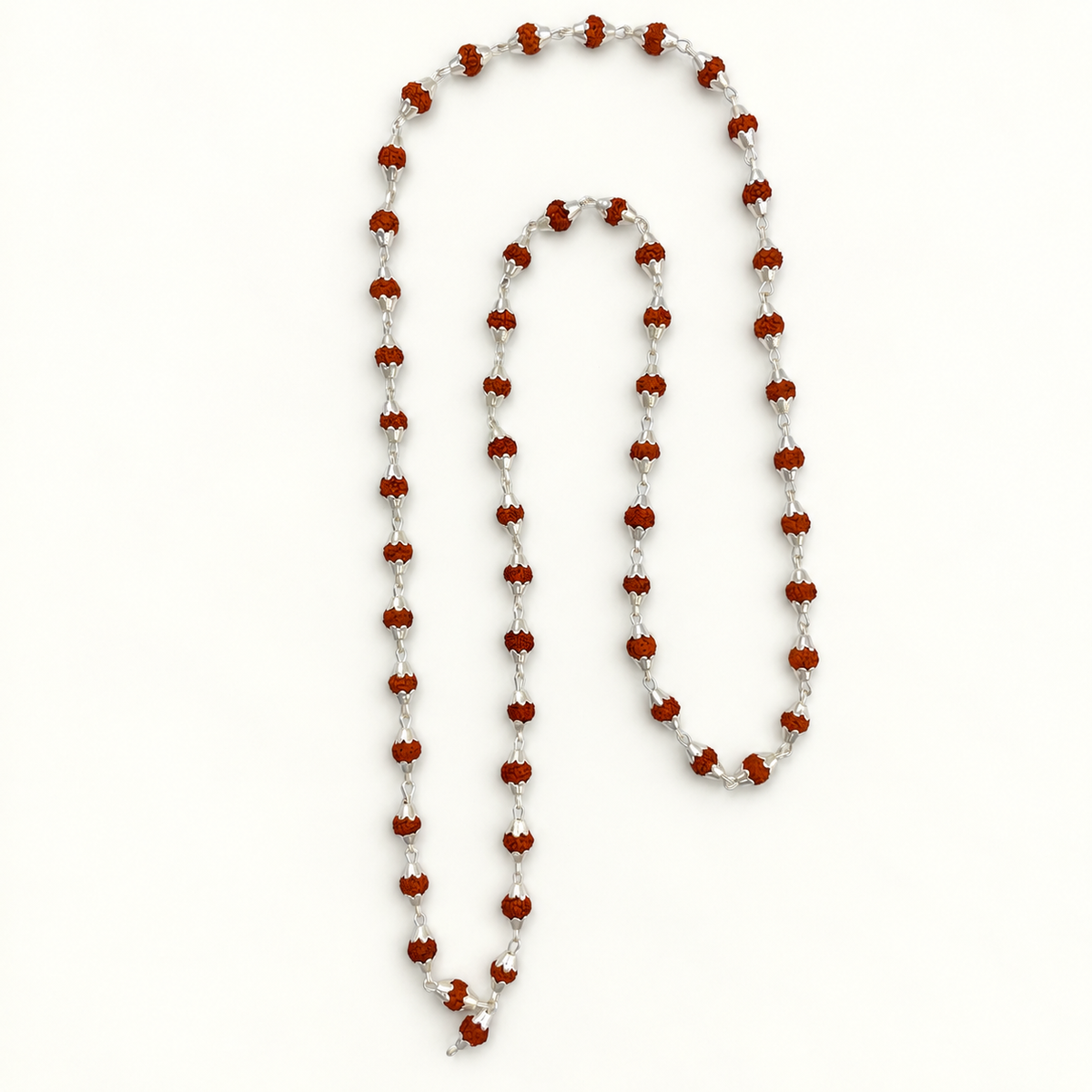 Silver Handmade Rudraksh Mala