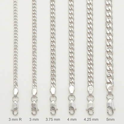 Silver Cuban Chains - Classic & Trendy
