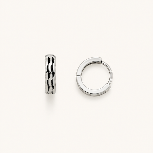 925 Silver Black Meena Flow Style Bali