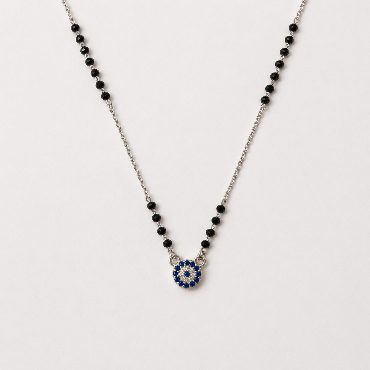 925 Silver Small Evil Eye Mangalsutra