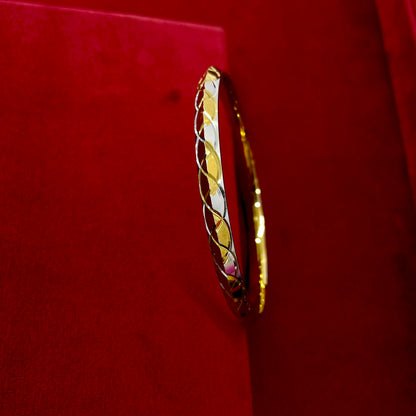 Silver Kada Dual Tone 2.12