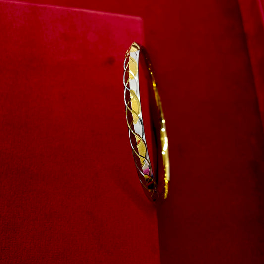 Silver Kada Dual Tone 2.12