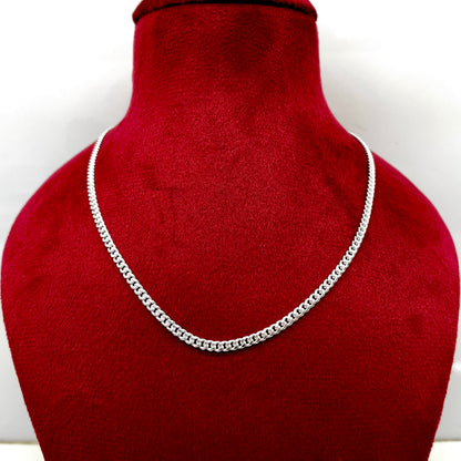 Silver Kids Cuban Chain