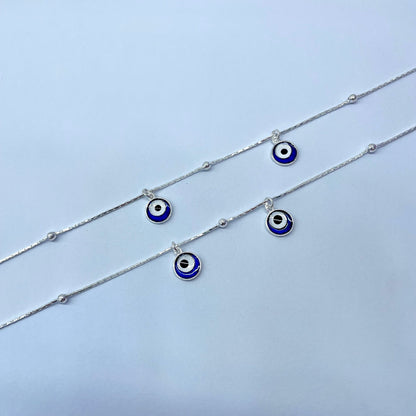 Evil Eye Charms Anklet