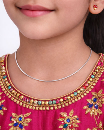 Silver Kids Snake Chain