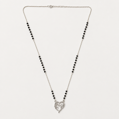 925 Silver Heart-Bird Mangalsutra