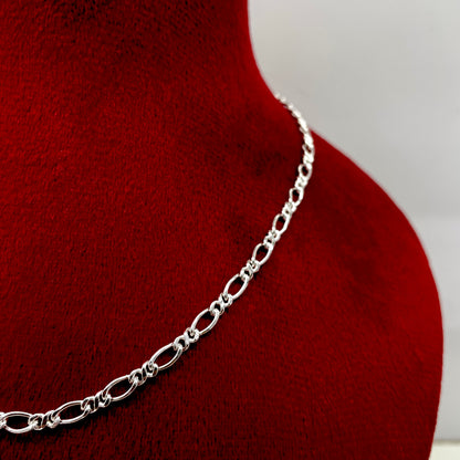 Silver Kids Morden Figaro Chain