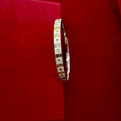 Silver Kada Dual Tone 2.10