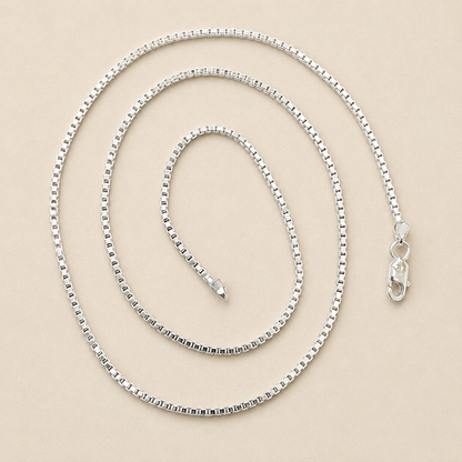 Silver Box Chain - Timeless Design