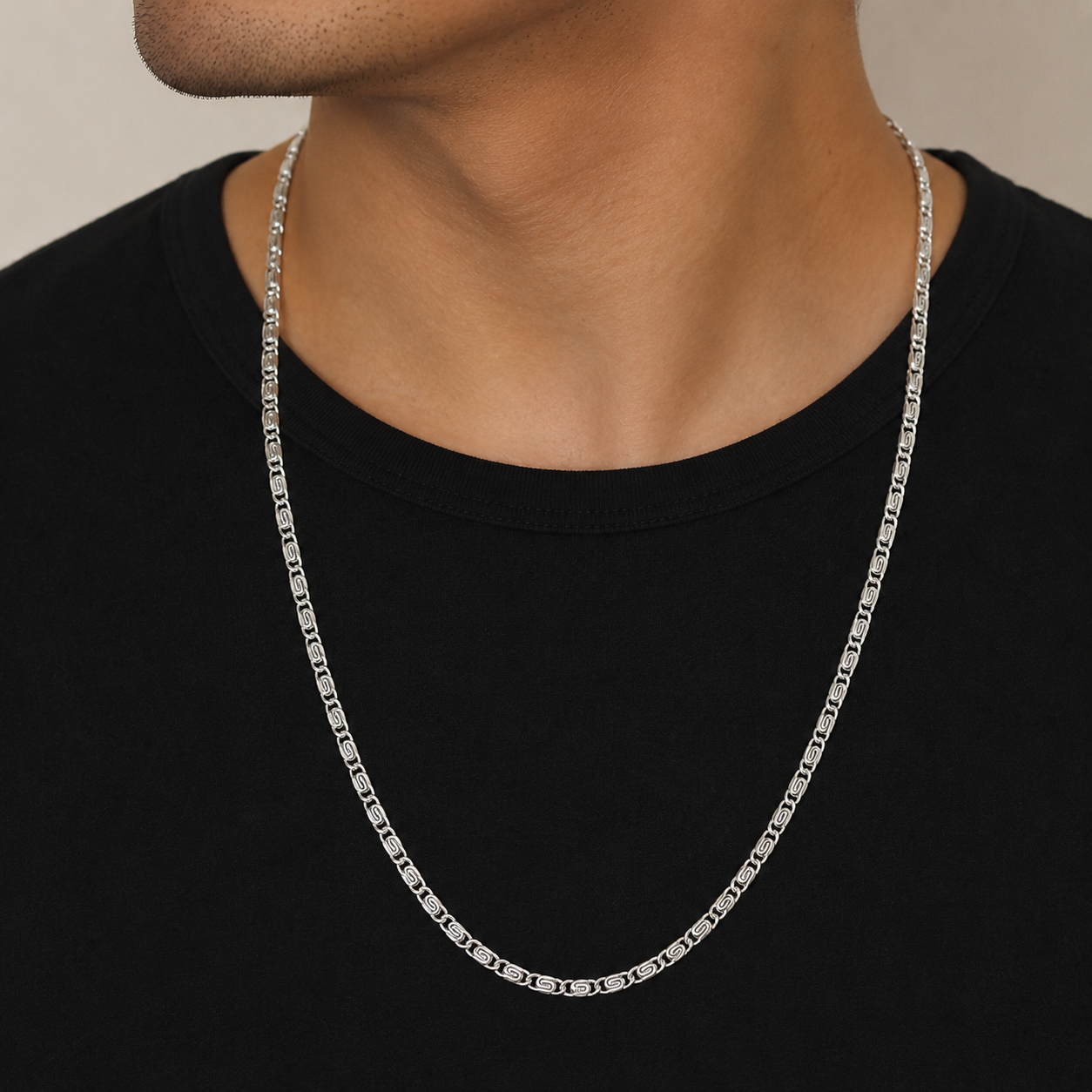 Silver Nawabi Chain