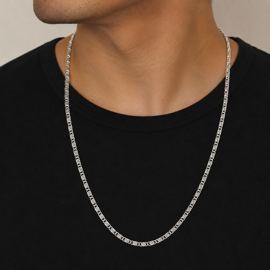 Silver Nawabi Chain