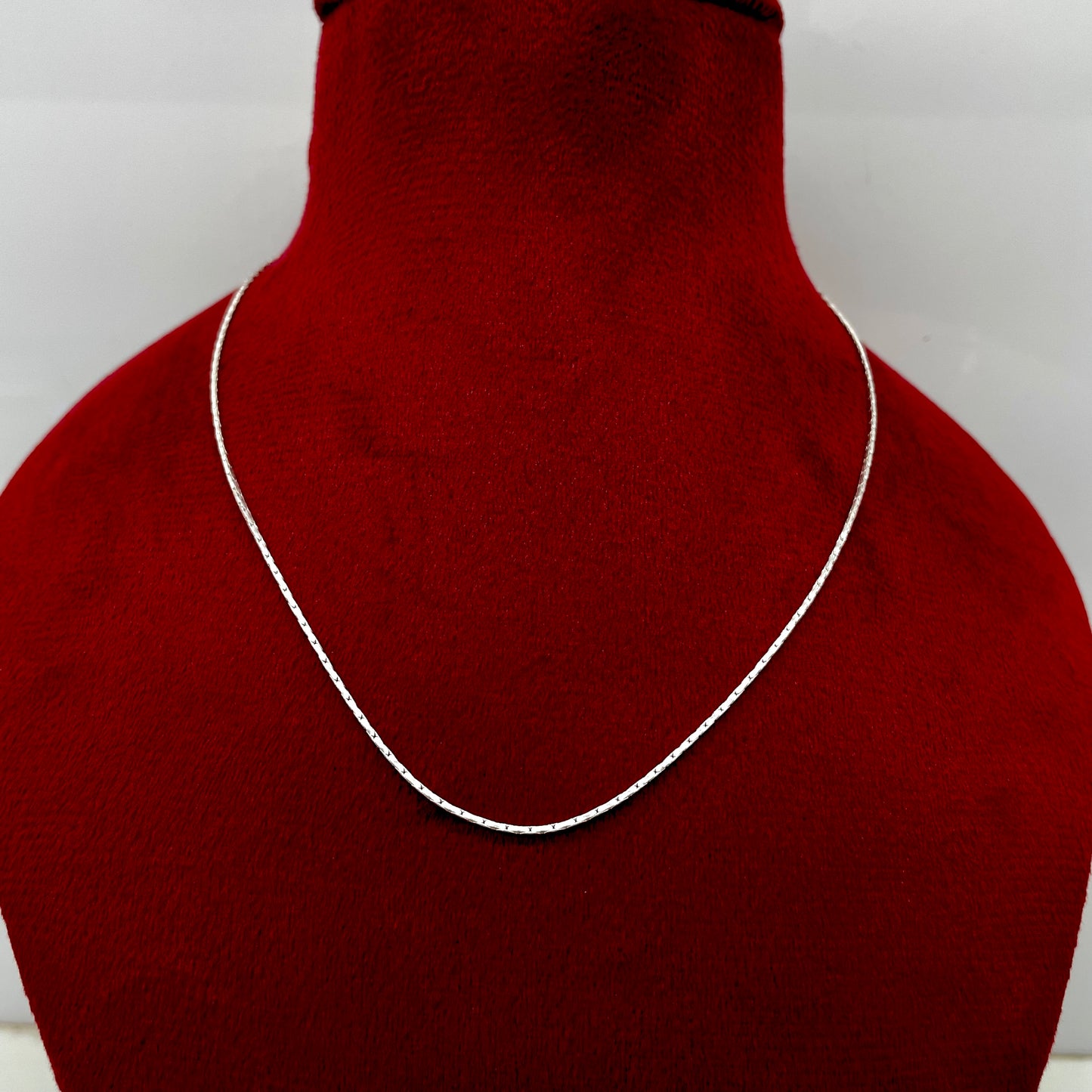 Silver Kids Long Box Chain