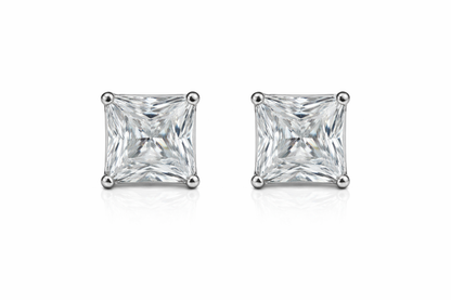 92.5 Silver Square Studs