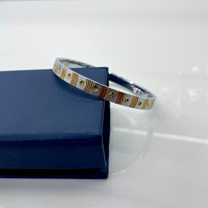 Silver Kada Dual Tone 2.6