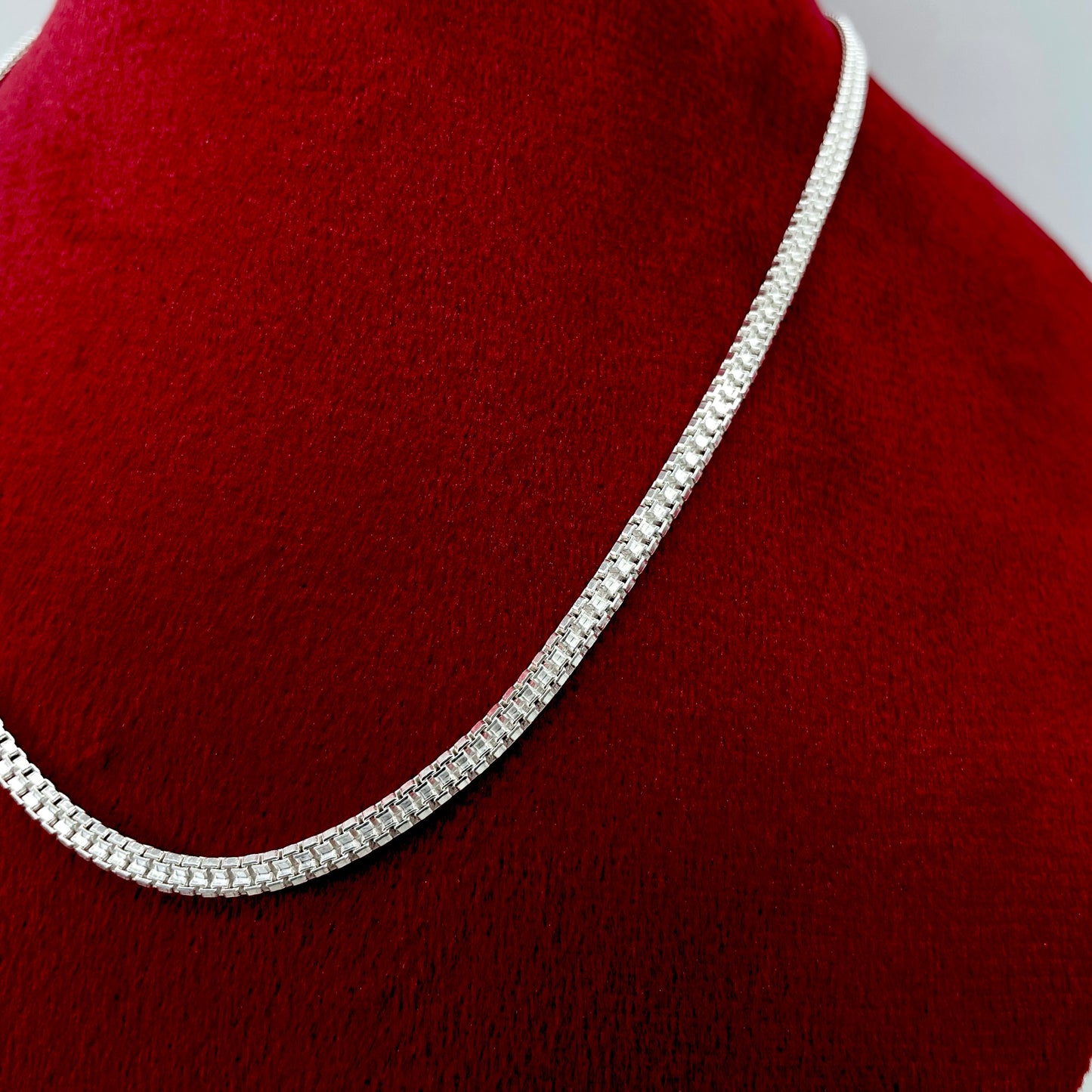 Silver Kids Dual Box Chain