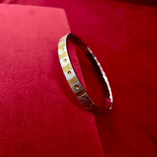Silver Kada Dual Tone 2.6