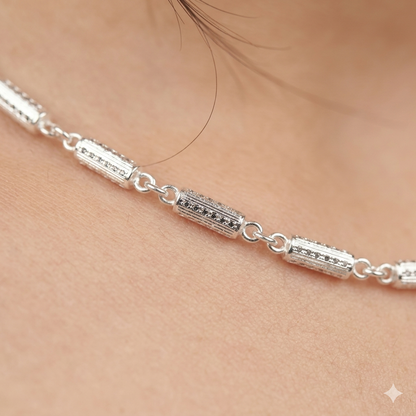 Silver Kids Fancy Pipe Chain