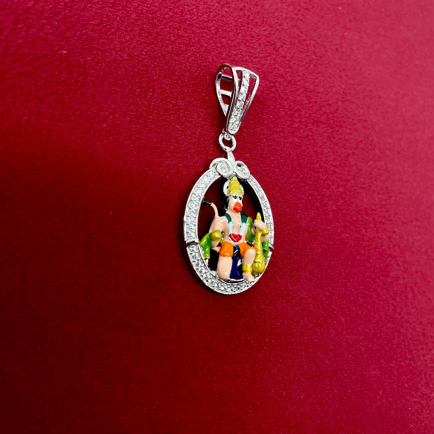 Hanuman ji meena pendent
