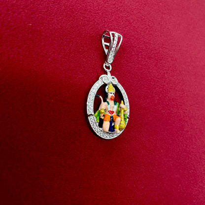 Hanuman ji meena pendent