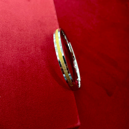 Silver Kada Dual Tone 2.6