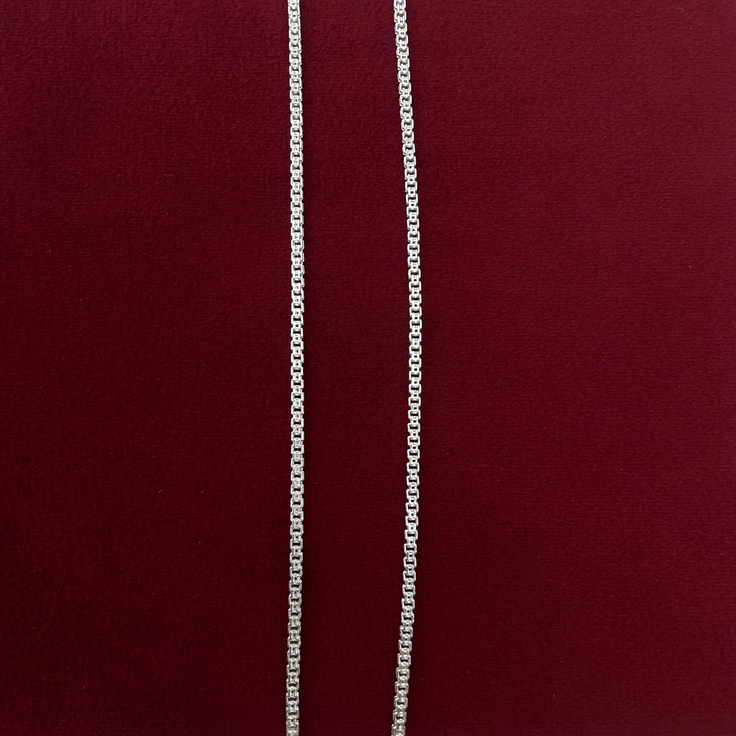 Silver Link Style Box Chain