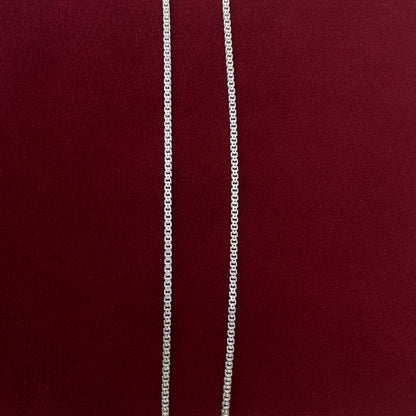 Silver Link Style Box Chain