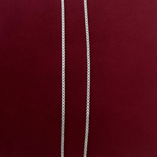 Silver Link Style Box Chain