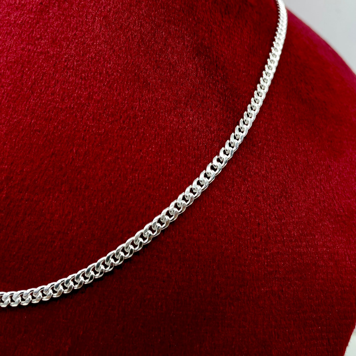 Silver Kids Cuban Chain