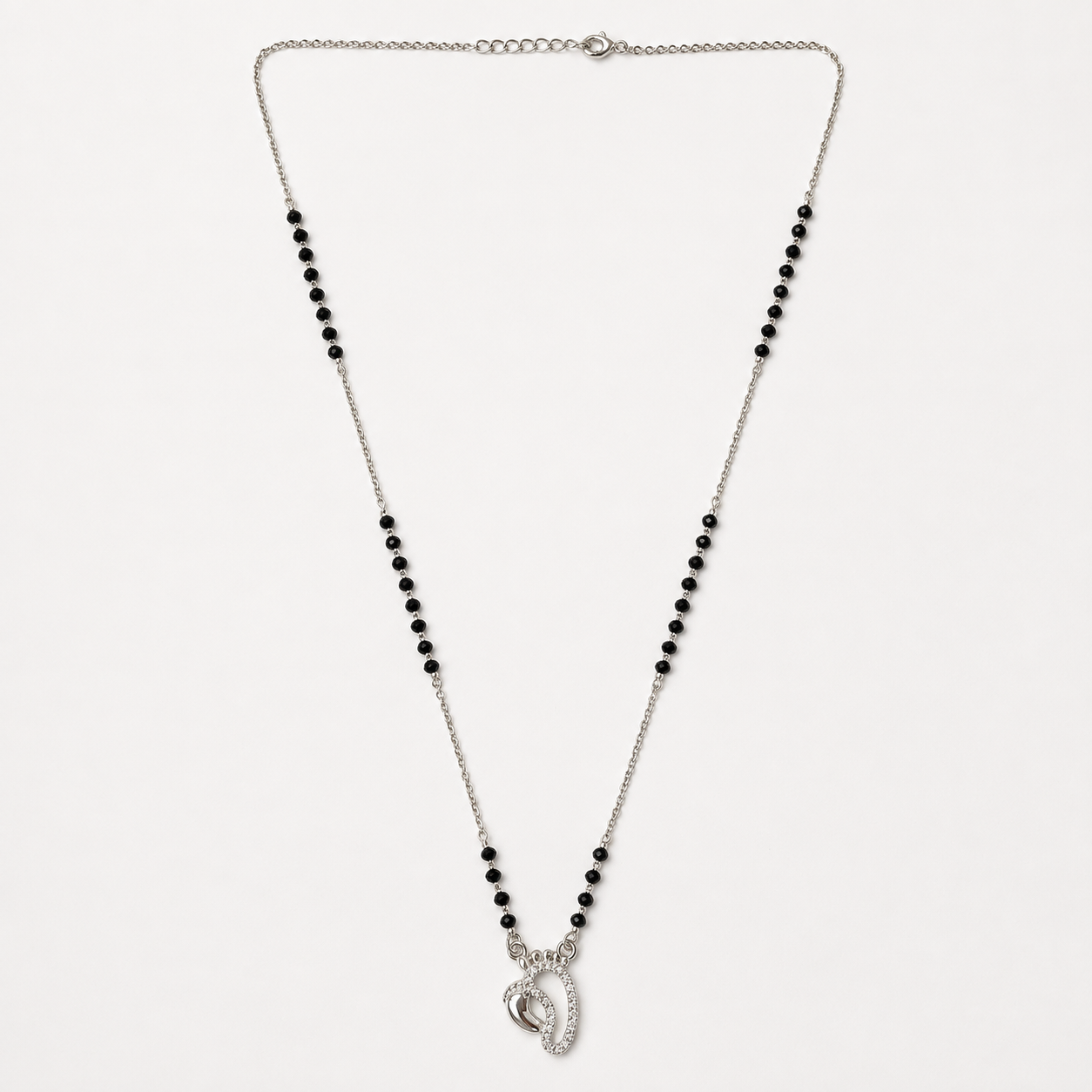 925 Silver Mother Baby Foot Mangalsutra
